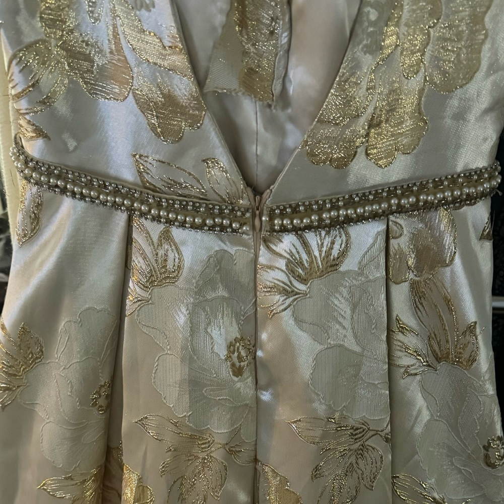 Granzellas PROM dress used once. Gorgeous beige and gold.